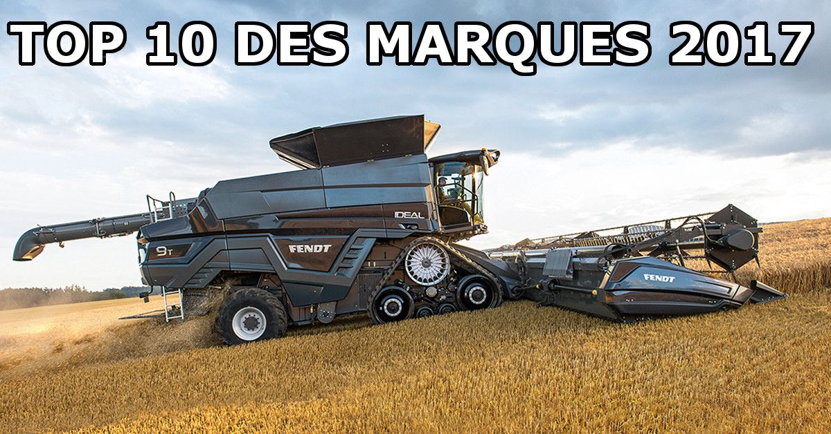 Les 10 marques agricoles les plus populaires en 2017