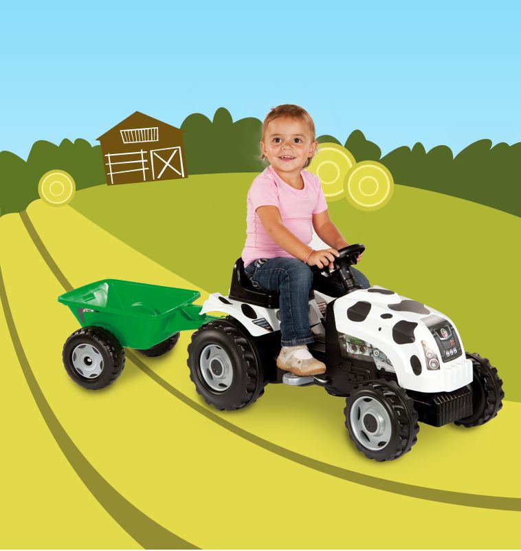 smoby porteur vache