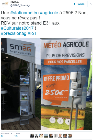 Une station météo agricole pour 250€