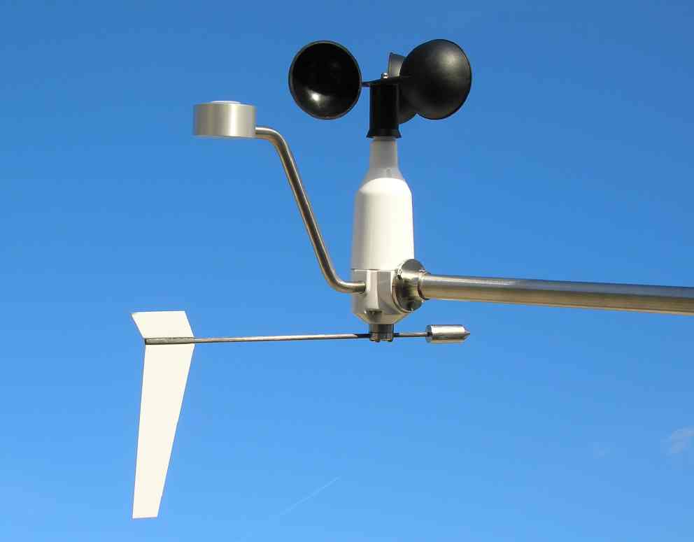 Capteur De Vitesse Du Vent 3 Tasses – Tension 0-3,8V – Câble Étanche 8 M – Trou De Montage 4 Cm – Pour Station Météo, Éolienne - 10