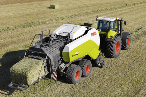 Presse à Balles Rondes CLAAS QUADRANT 5300 échelle 1:32 Par Ros
